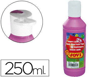 Témpera líquida Jovi escolar 250ml. magenta